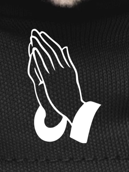 Prayer Hands Line Art