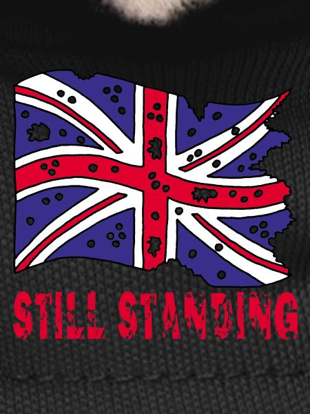 Torn english flag