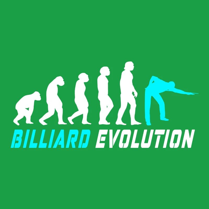 Billiard evolution design / gift idea