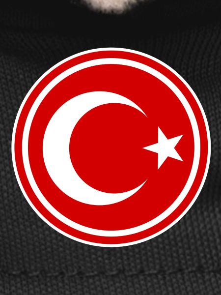 Turkey flag round