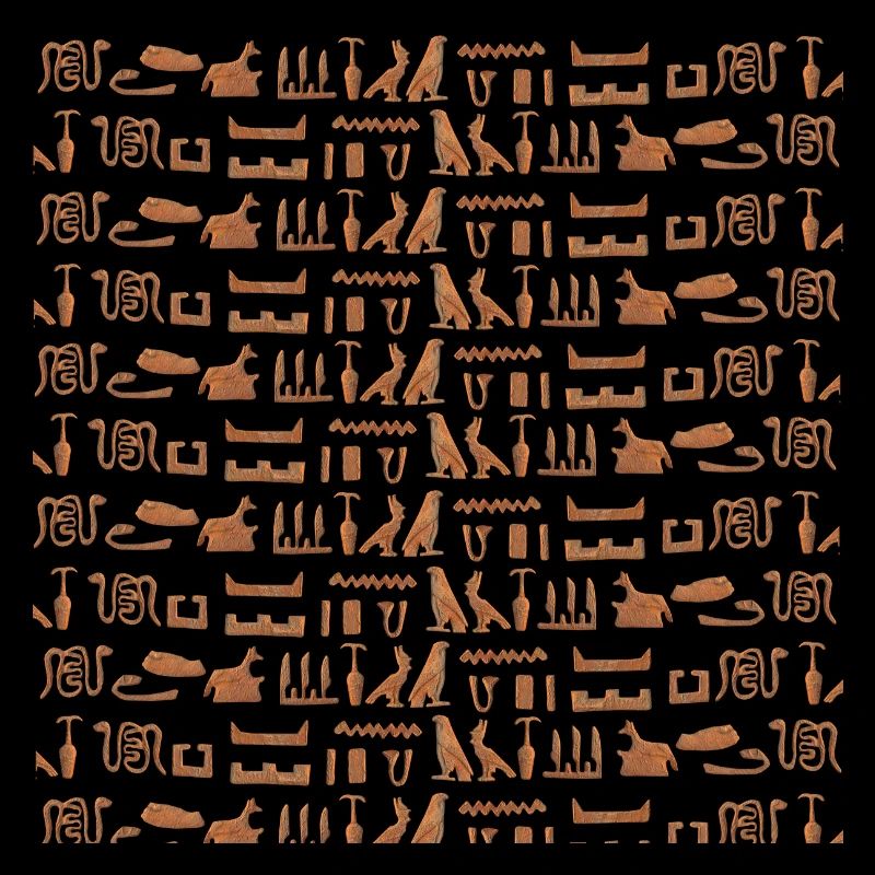 altes ägypten, Hieroglyphenmuster, geschenkidee