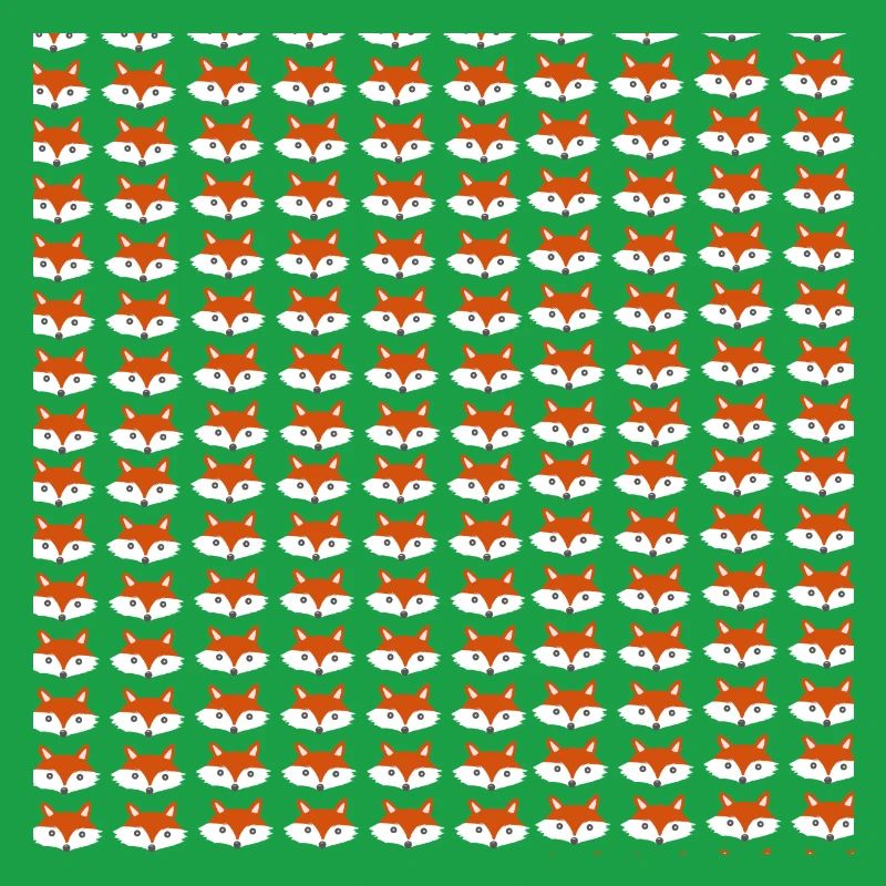 Fuchs Kopf Muster, kindermuster