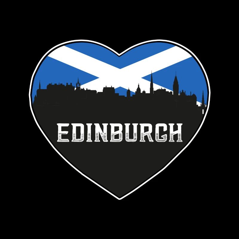 Édimbourg Ecosse Skyline Souvenir Drapeau écossais