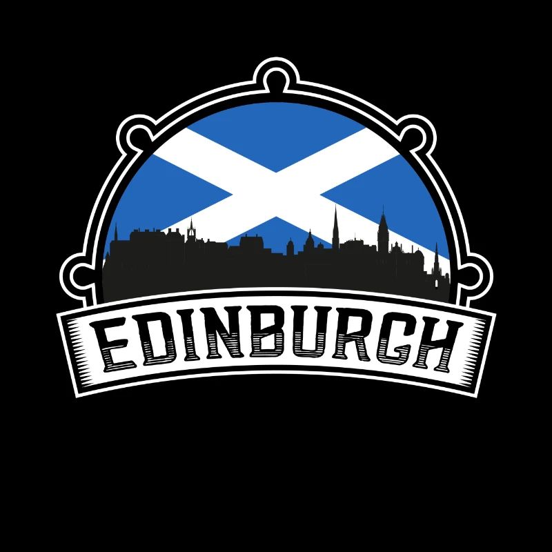 Edinburgh Schottland Skyline Reise Souvenir Scottis