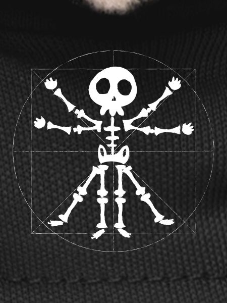 vitruvian skeleton