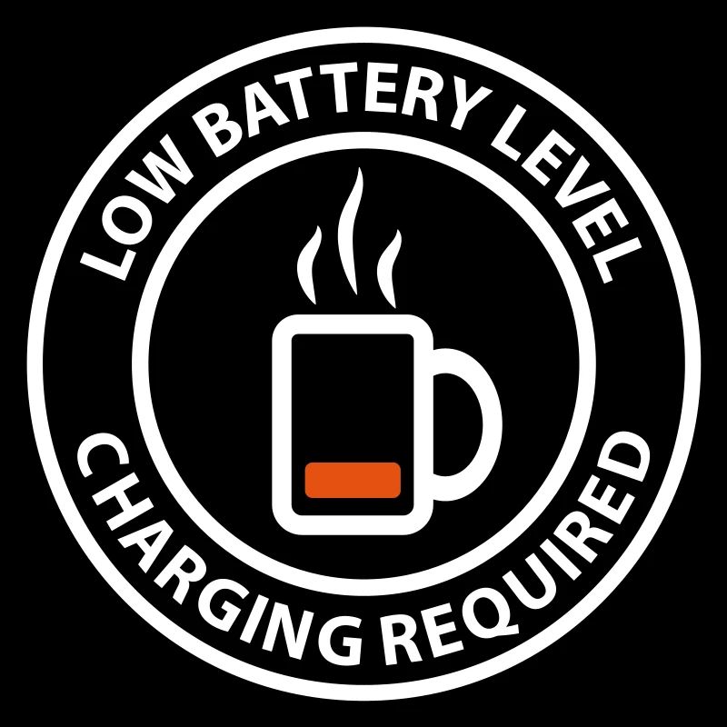 Coffee cup battery charging charging bar coffee drinker