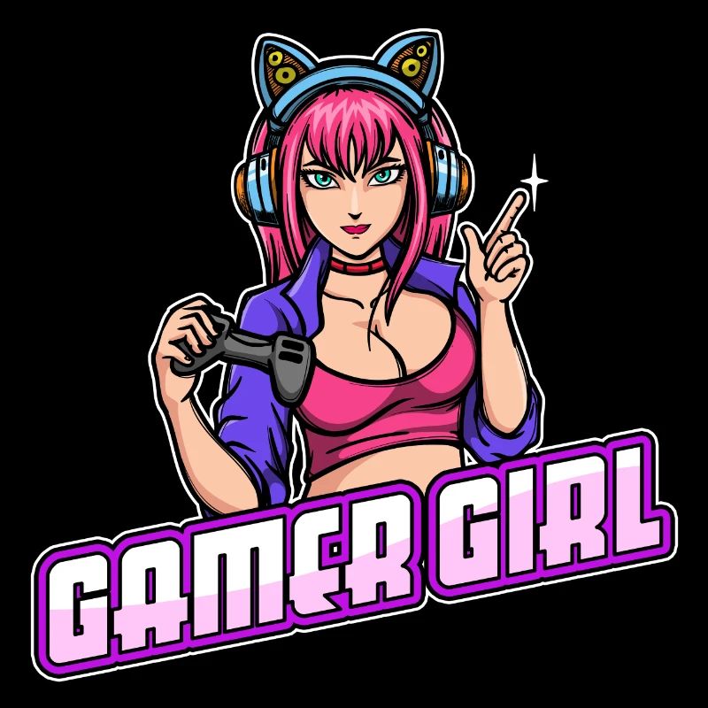 Gamer Queen Headset Controller Zocker