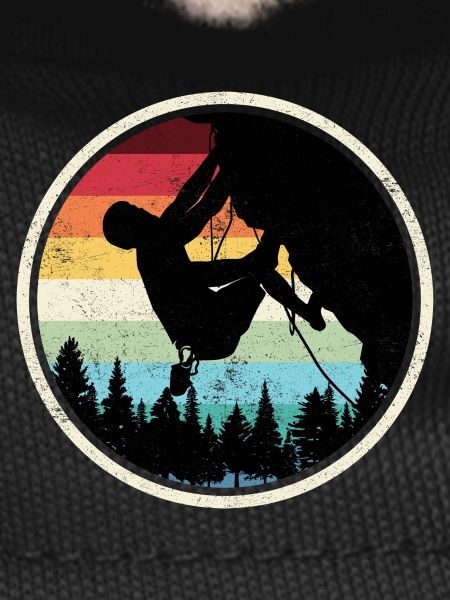 Rainbow Forest Climber Silhouette
