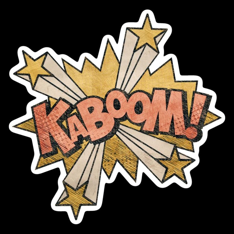 Comic Kabbom Pop Art Action Spruch