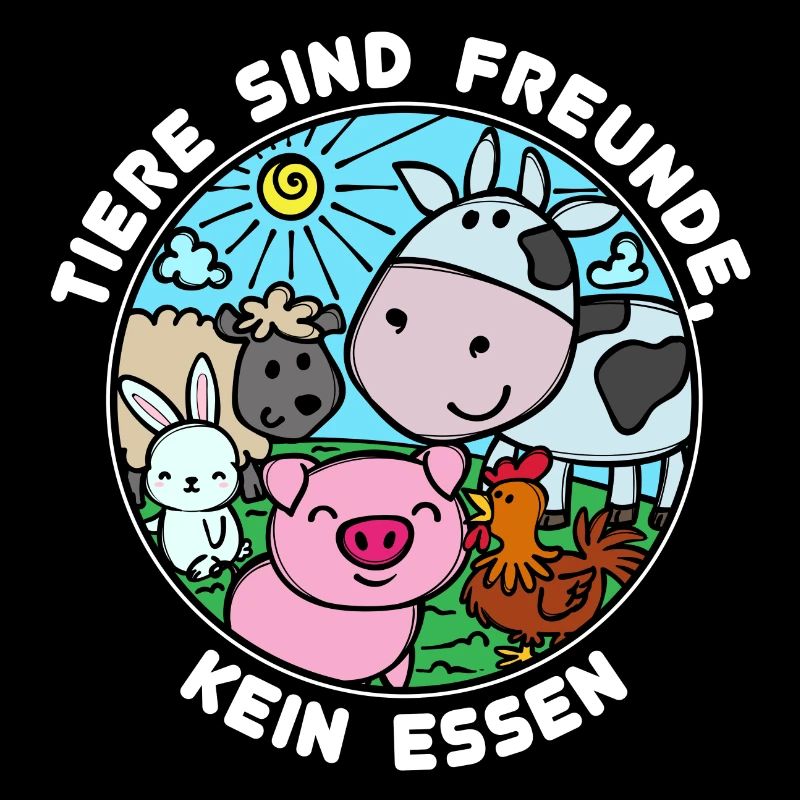 Schwein Kuh Vegan Statement Tierlieb