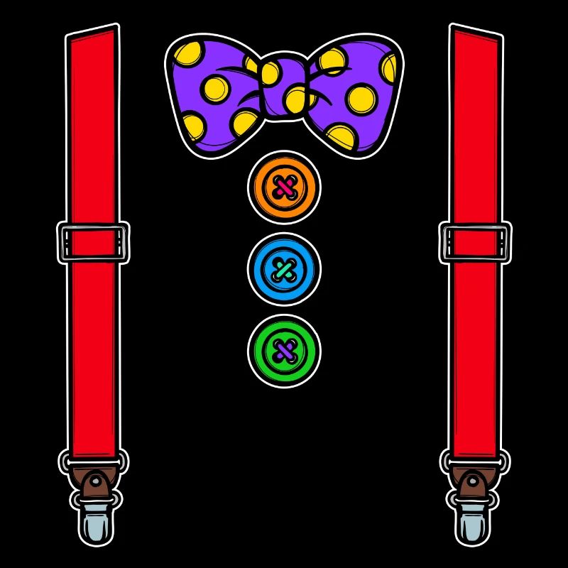 Clown costume carnaval carnaval