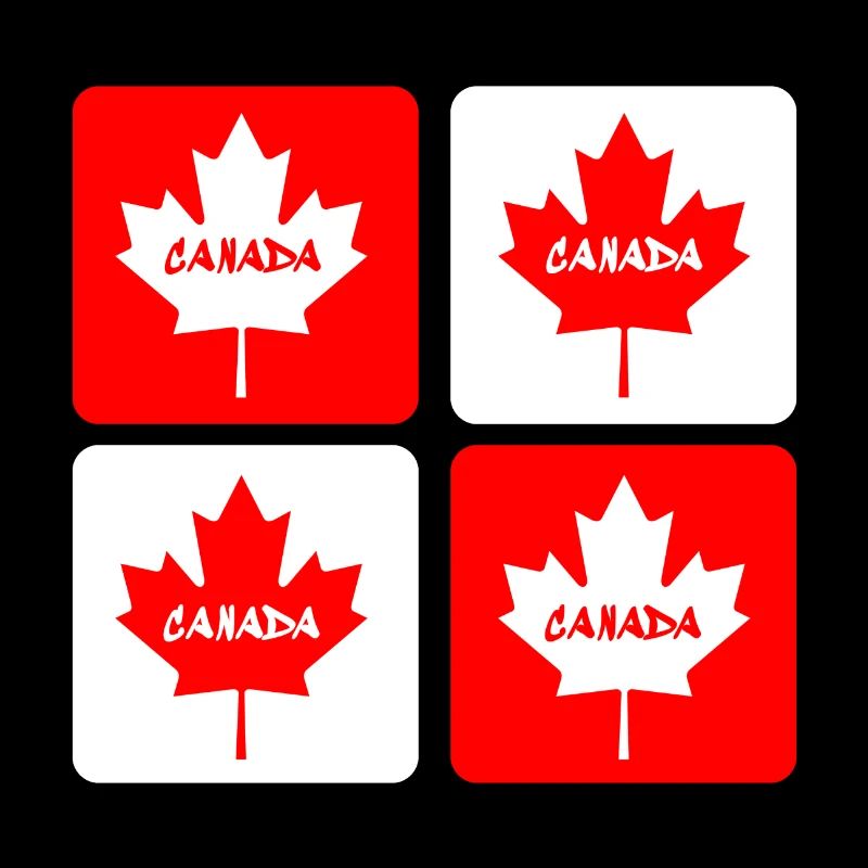 Canada maple leaf flags design