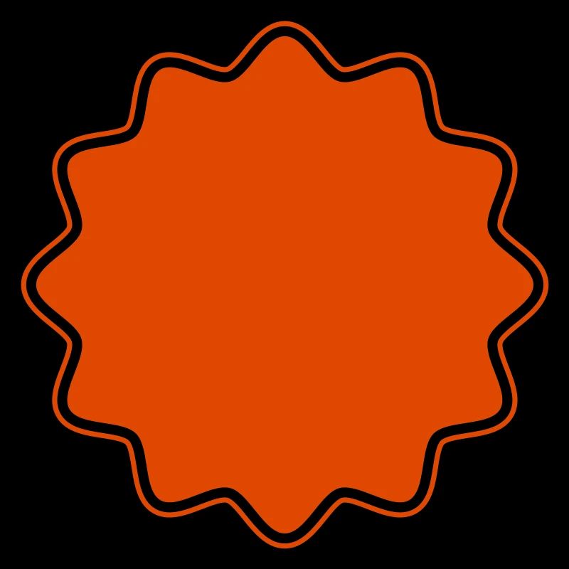 Emblem | Form | Stern runde Ecken (Vectorgraphic)