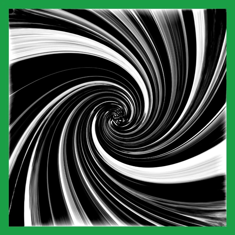 Black and white vortex