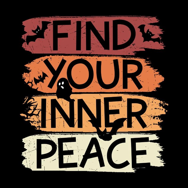 Find Your Inner Peace Horror Halloween