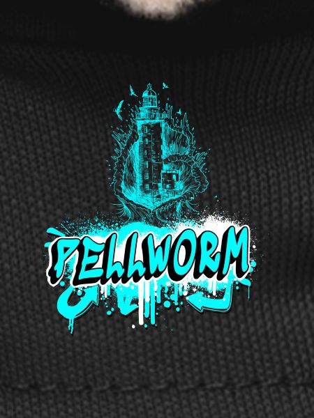 Pellworm lighthouse graffiti design