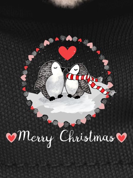 Pingouins Noël Joyeux Noël
