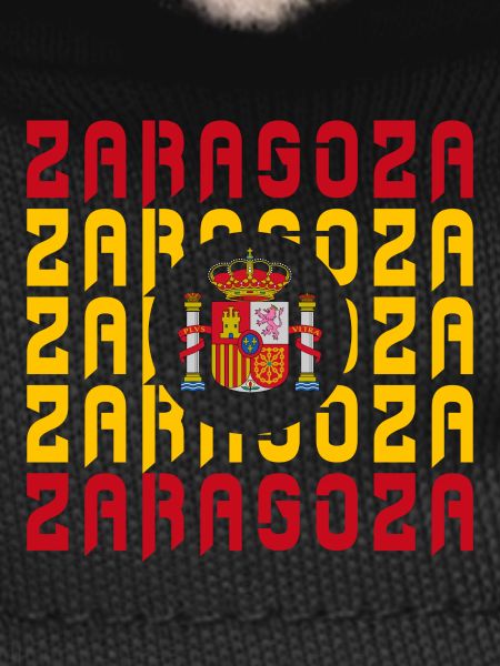 Zaragoza Spain flag design