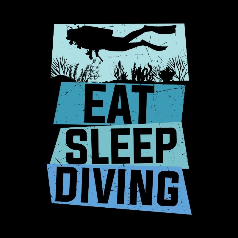 Citation plongée sous-marine Manger plongée de sommeil plongée sous-marine D
