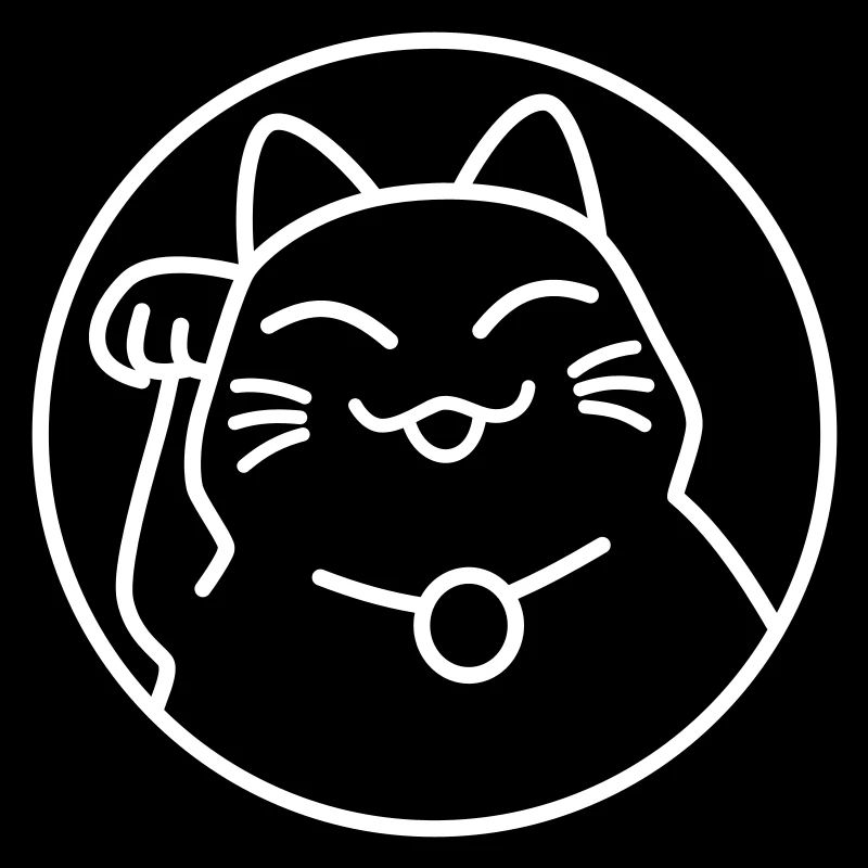 Maneki Neko Neon – Lucky Cat from Japan, Kawaii