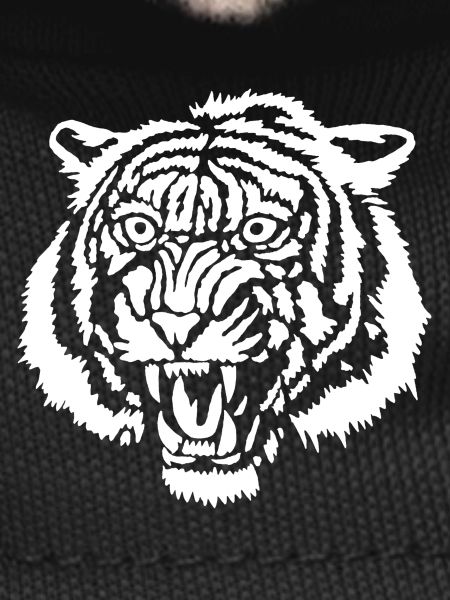 White tiger graffiti