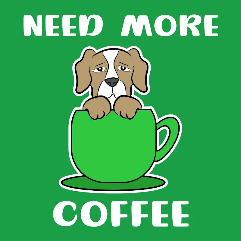 Statement Kaffee Hund Koffein Kaffeetasse