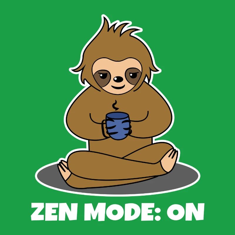 Coffee Drinker Sloth Coffee Cup Coffee Saying