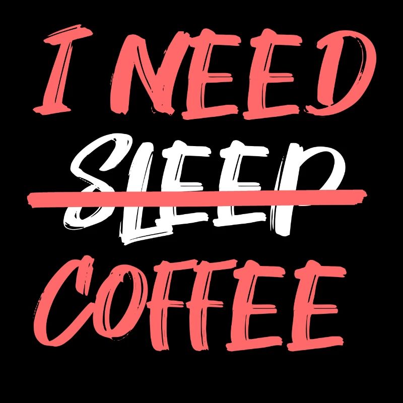 Fatigue Coffee Lovers Statement Coffee Drinking