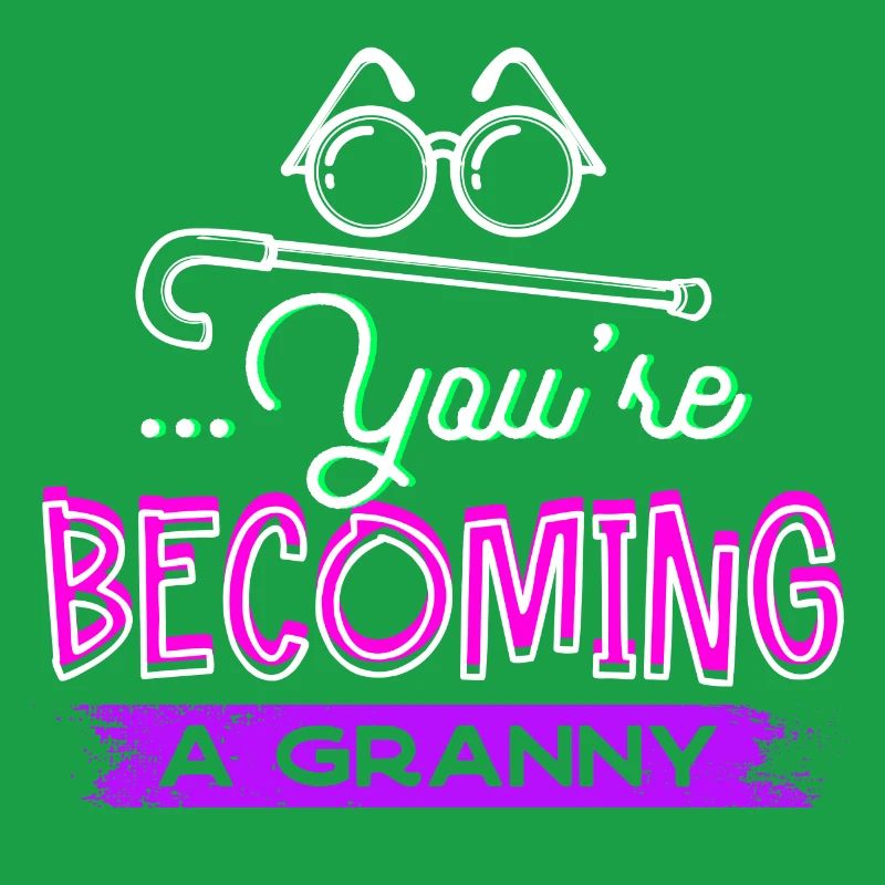 Glückwunsch Großmutter Oma Statement Brille