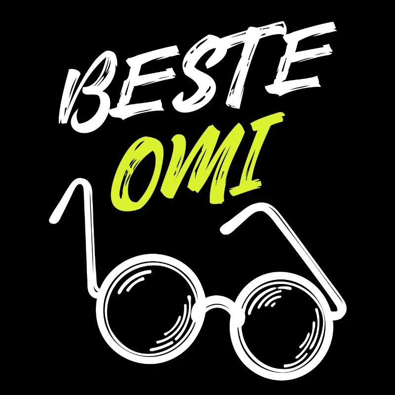 Beste Omi Oma Seniorin Brille Großmutter Statement