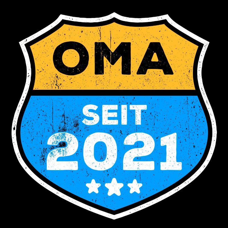 Seniorin Oma Großmutter Statement Ruhestand