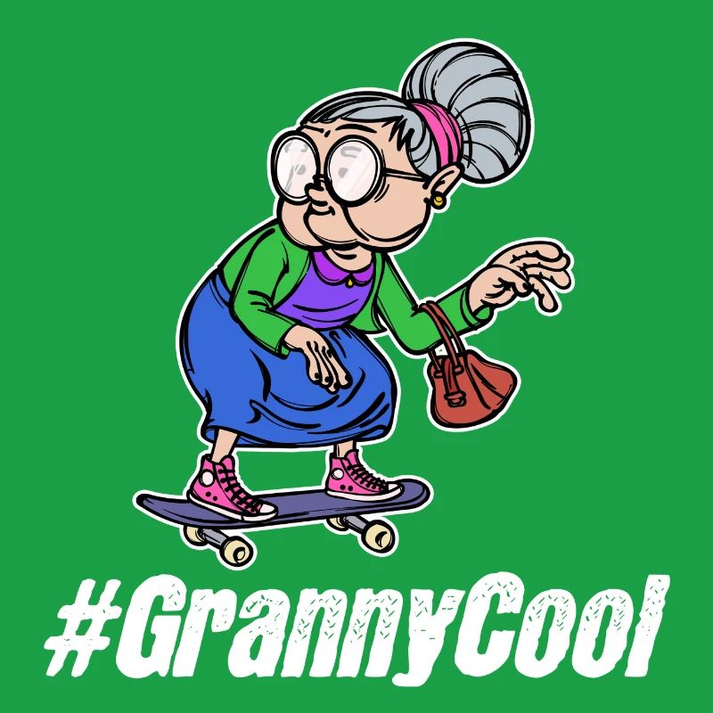 Cool Oma Brille Großmutter Statement Alte Frau