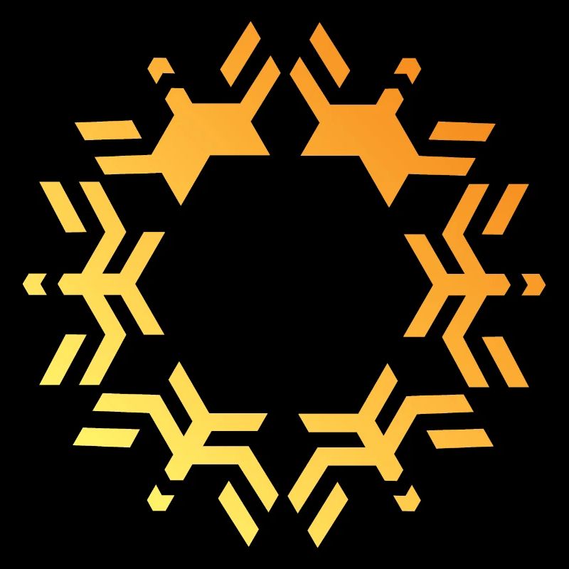 Icône flocon de neige Icône du logo Snow Star