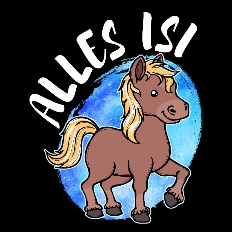 Pony Islandpferde Pferdenarr Statement Islandponys