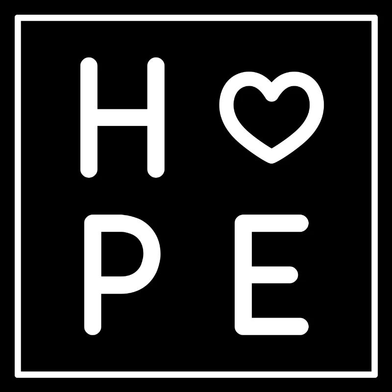 HOPE Herz Logo Schriftzug