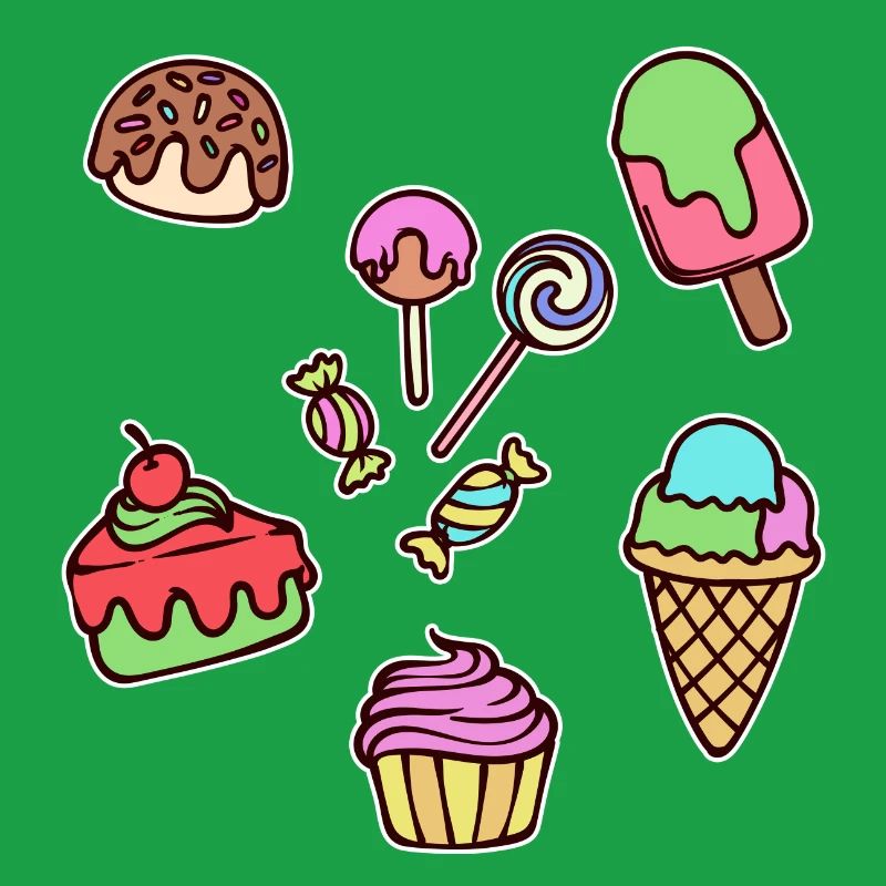 Sweets Dessert Ice Cream Cupcake Cake Candy