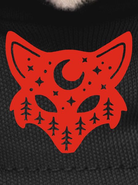 Red fox totem of nature