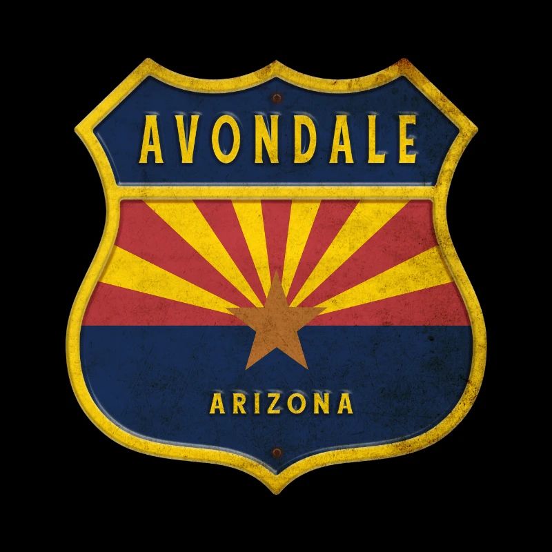Avondale Arizona flags crest design
