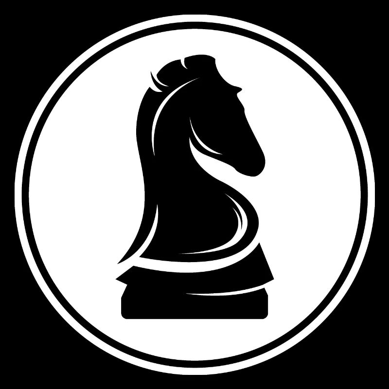 rook Pferd Symbol Logo icon Grafik Illustration