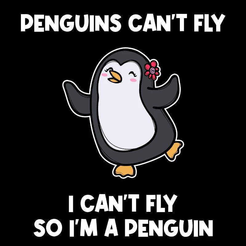 Penguin Animal Zoo Humorous Statement Bird South Pole