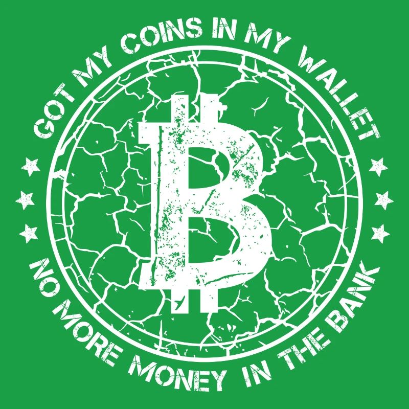 Bitcoin BTC Krypto Crypto lustig cooler Spruch