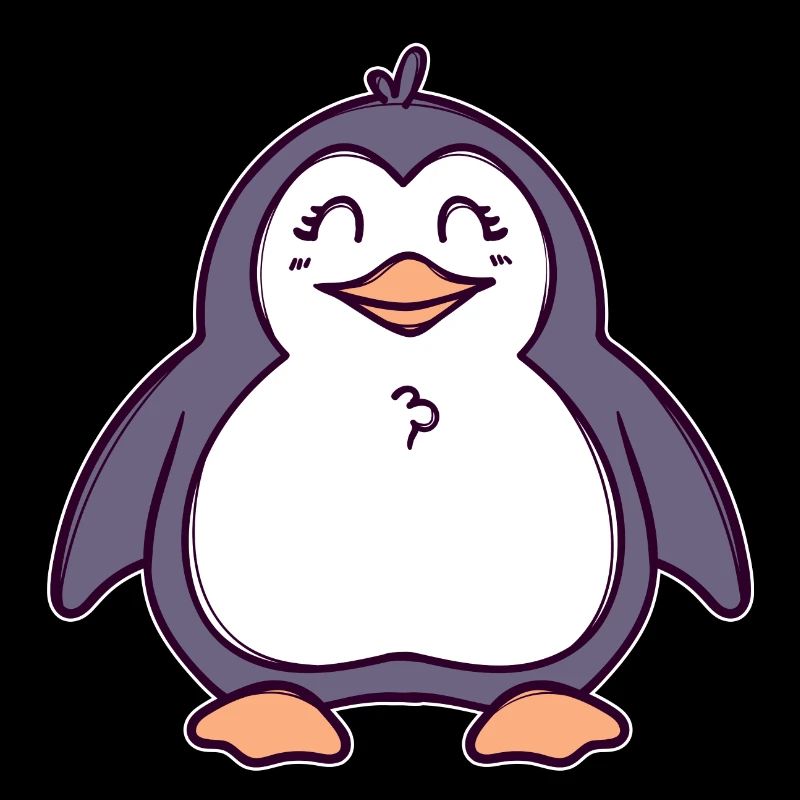 Cool Seevogel Süß Tier Pinguin Vogel Südpol
