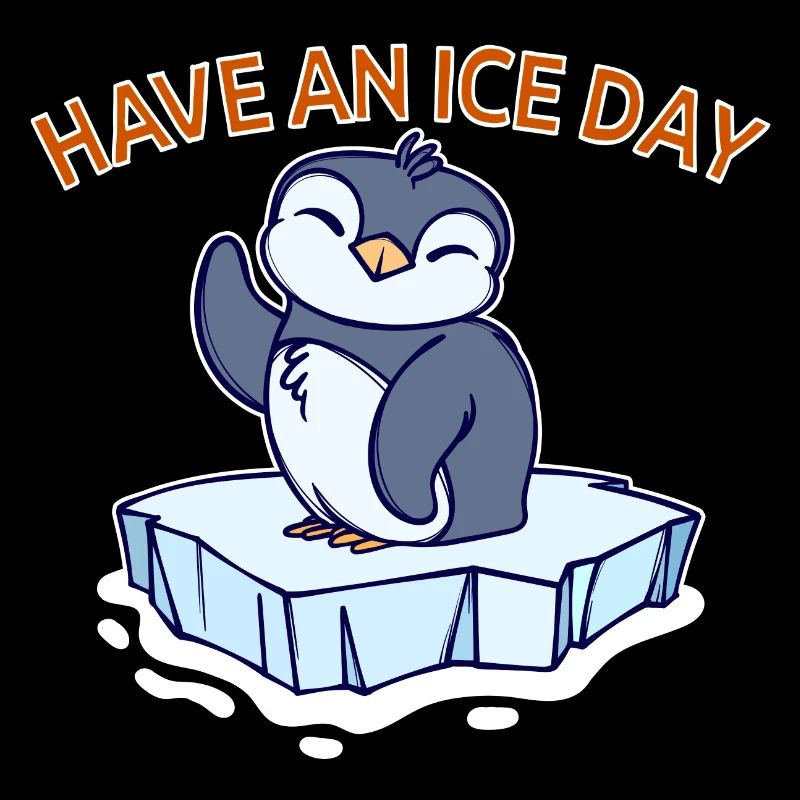 Antarctica Ice Cold Penguin Statement Seabird