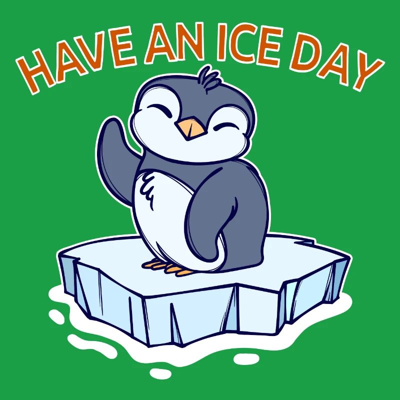 Antarctica Ice Cold Penguin Statement Seabird