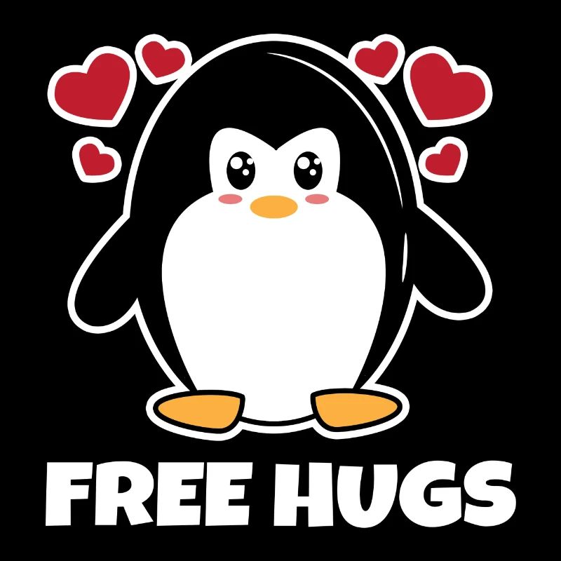Seevogel Herz Tier Antarktis Süß Pinguin Statement
