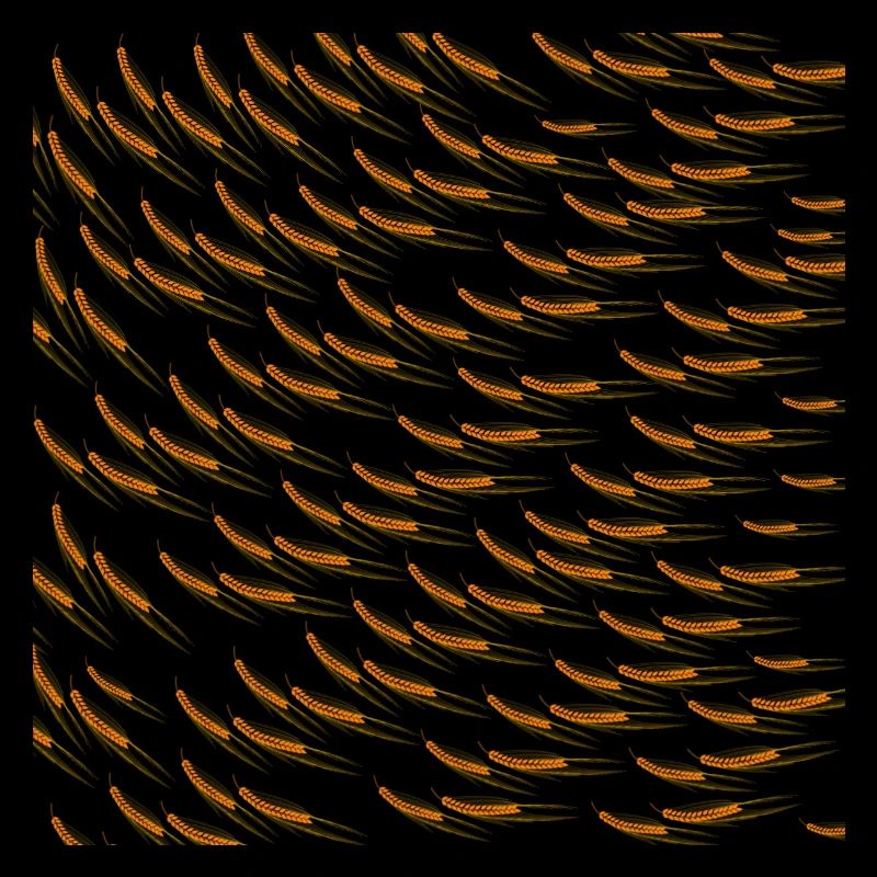 pflanzenmuster sommerlich, gerstenmuster