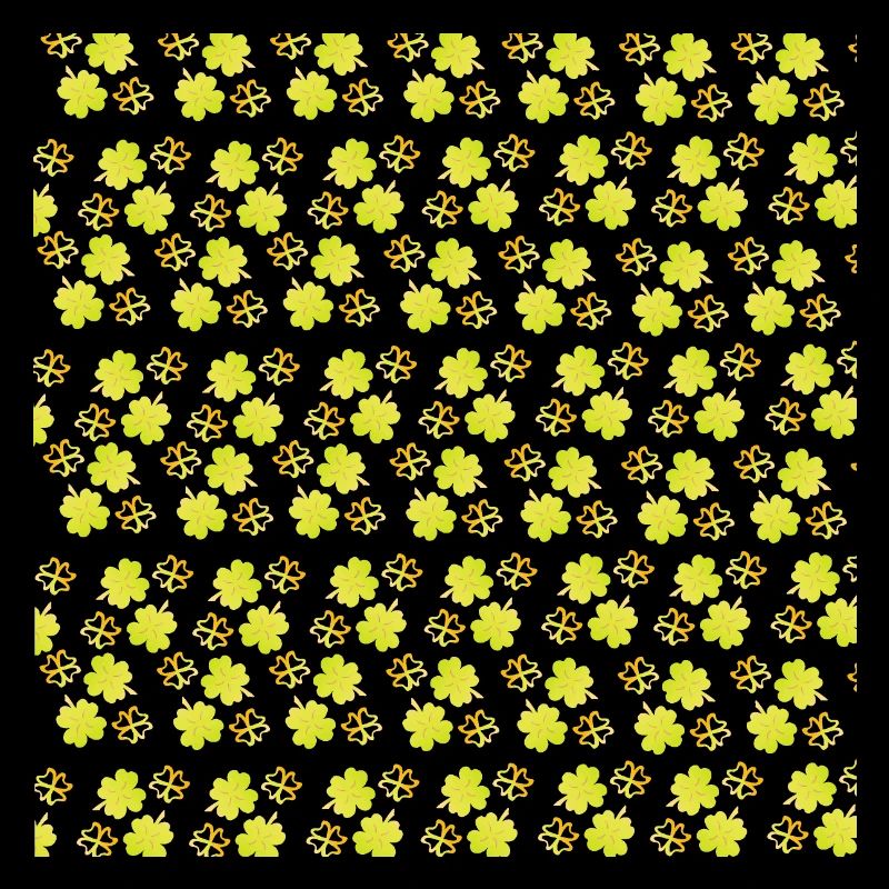 st patrick´s muster, Kleemuster goldfarben