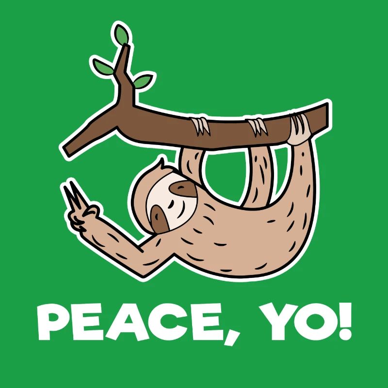 Cool Statement Sloth Jungle Dweller Hammock