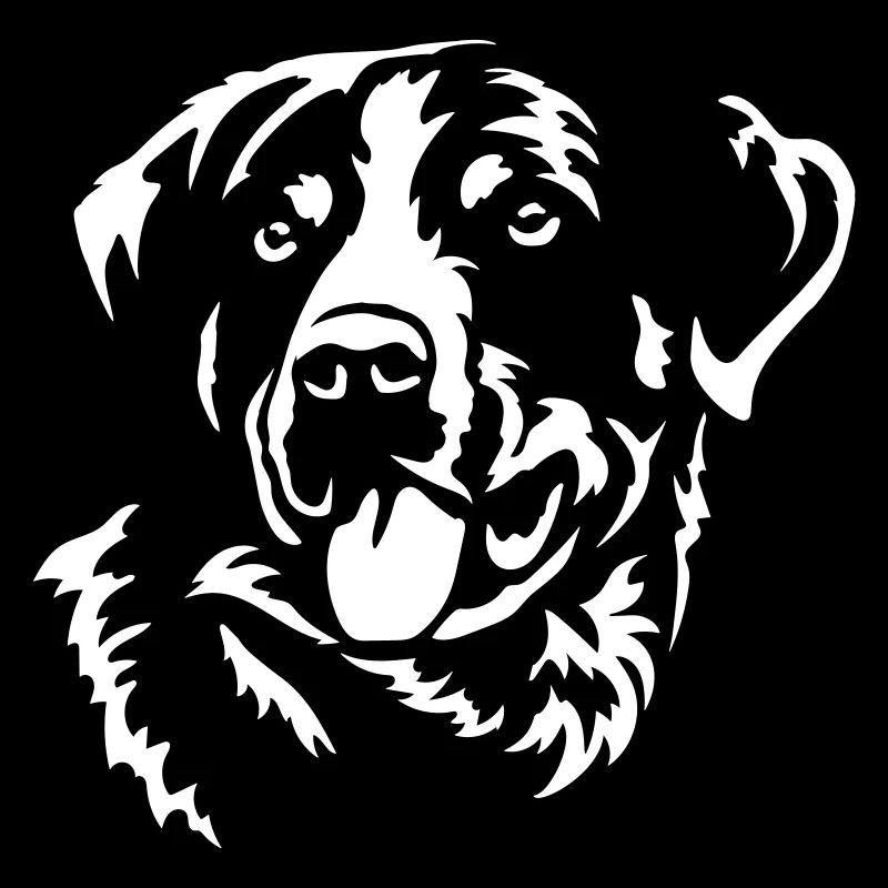 Tête de Bouvier Appenzeller « Black Edition »