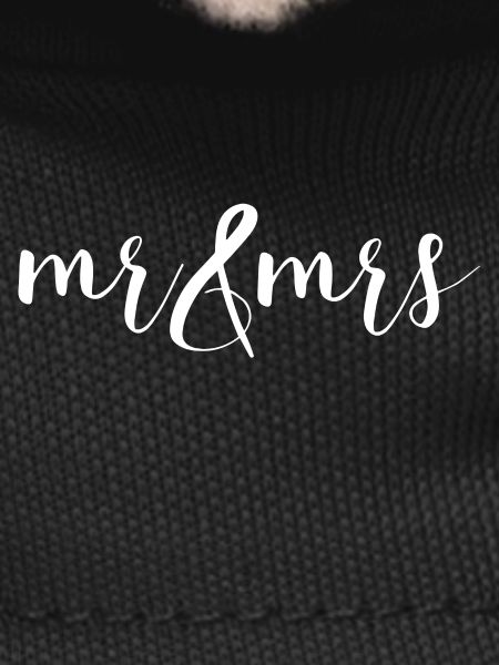 Mr and Mrs Wedding Design